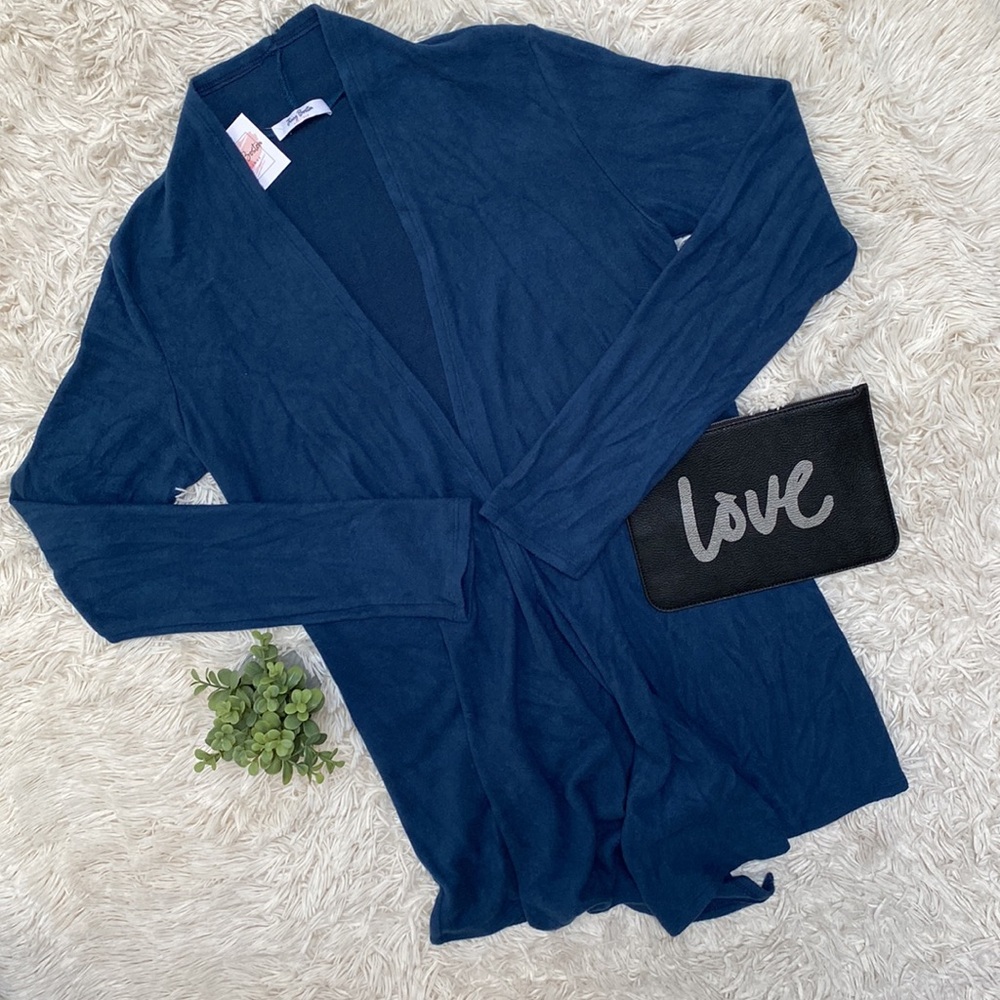 Jenny Boston Hacci Open Cardigan 💗 Teal
